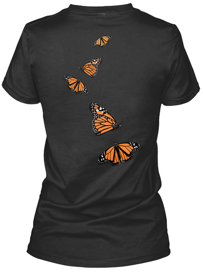 Monarch Passion Black T-Shirt Back