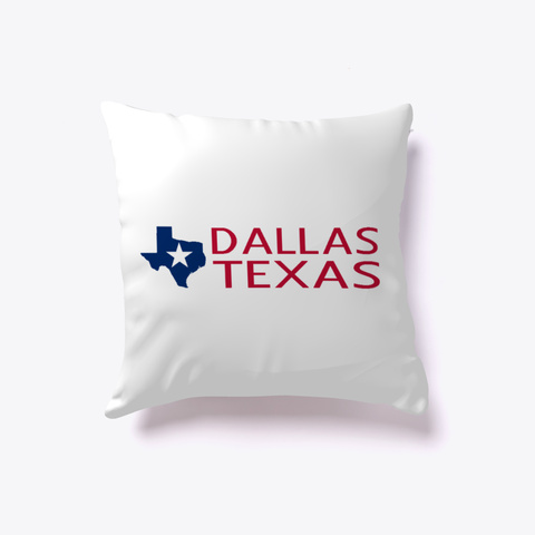 Dallas, Texas White Camiseta Front