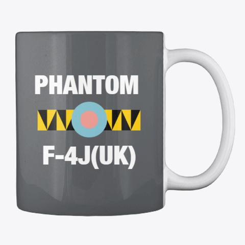 Phantom F 4 J(Uk) Mug Dark Grey T-Shirt Back