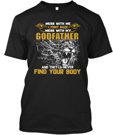 Godfather Black T-Shirt Front