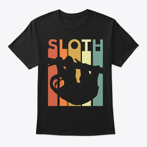I Love Sloths Vintage Retro Spirit