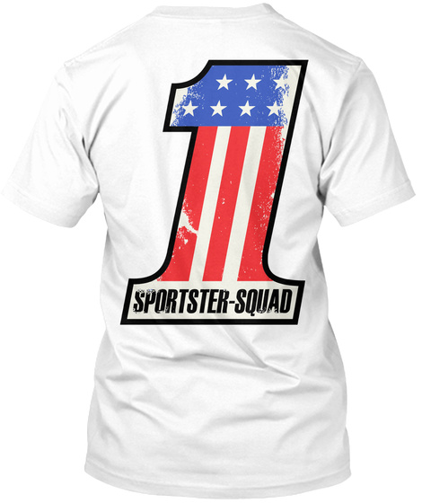 Sportster Squad Gear One White T-Shirt Back