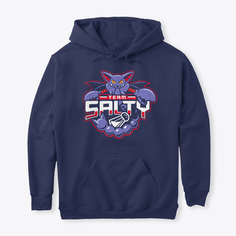 Team Salty Navy T-Shirt Front