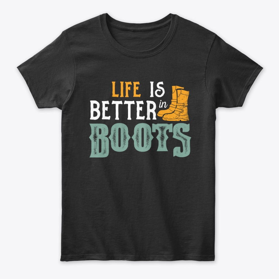 Country Music I Life is Better in Boots Unisex Tshirt