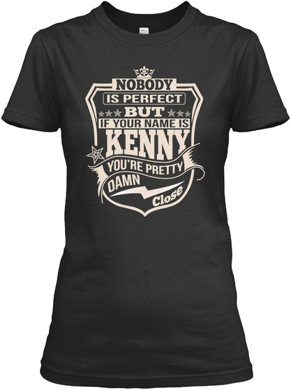 Nobody Perfect Kenny Thing Shirts Black T-Shirt Front