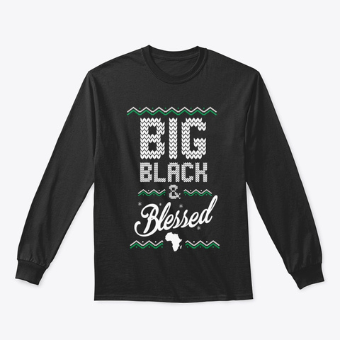 Long Winter  Sleeve T (Up To 5 Xl) Black T-Shirt Front
