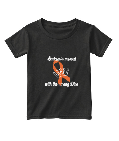 Leukemia Messed


With The Wrong Diva Black T-Shirt Front