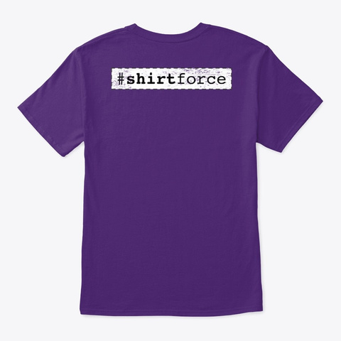Salesforce Fridays #Why Admins Drink Purple T-Shirt Back