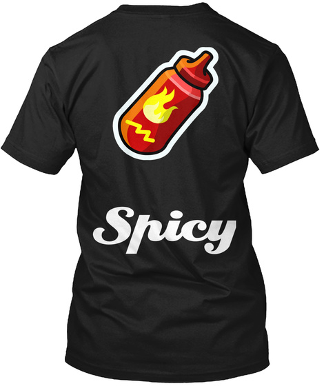 Spicy Black T-Shirt Back