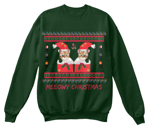 Meeowy Ugly Christmas Sweatshirt