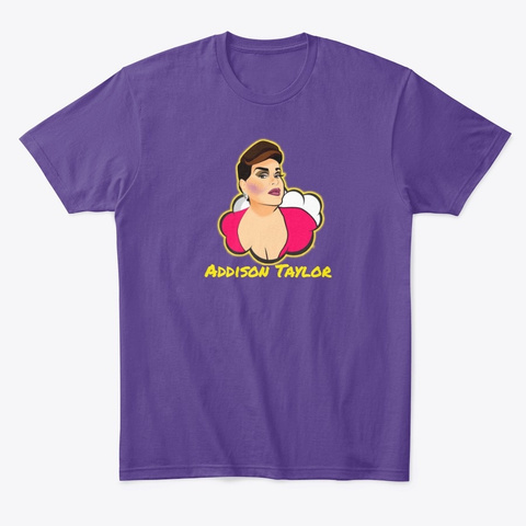 Classic Addison Purple T-Shirt Front