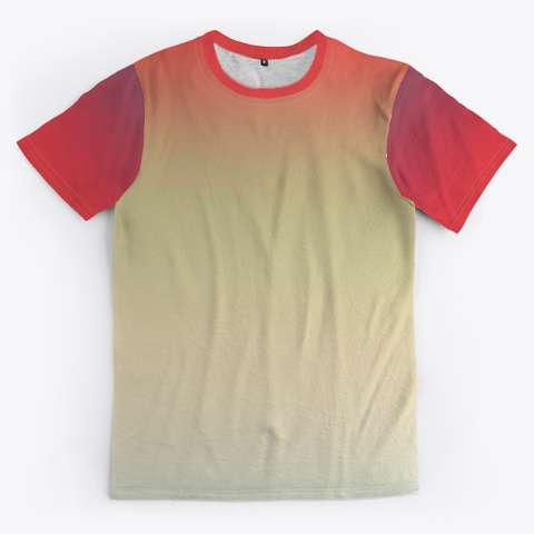 Shosai Abstract Color Gradient Art Standard T-Shirt Front