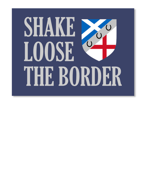 Shake Loose The Border Dk Navy T-Shirt Front