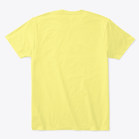 Bitcoin Lightning Network Tshirt Lemon Yellow  Camiseta Back