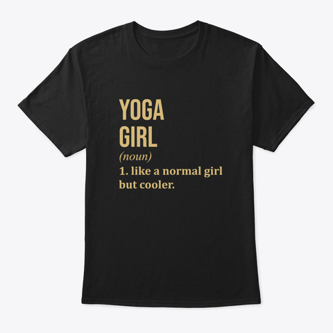 Yoga Teacher Enhjg Black áo T-Shirt Front