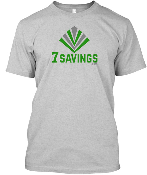7savings.Com Light Steel T-Shirt Front