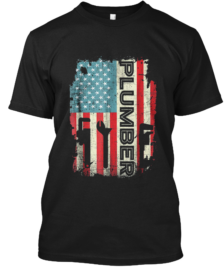 Patriotic Plumber T Shirt 4th Of July