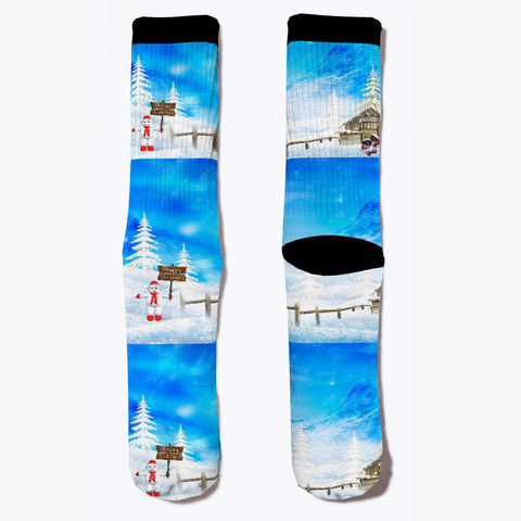 Kxx Snowman Socks Standard T-Shirt Front