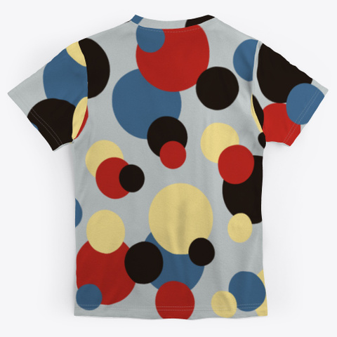 Abstract Multicolor Dots Standard T-Shirt Back