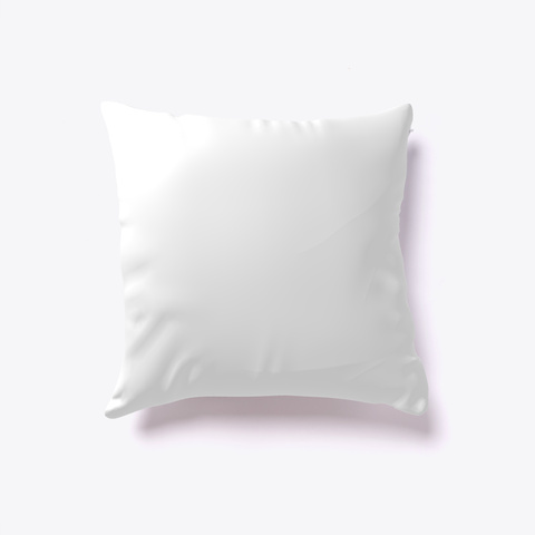 Pink Multi Colored Pillow White Camiseta Front