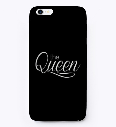 The Queen Black T-Shirt Front