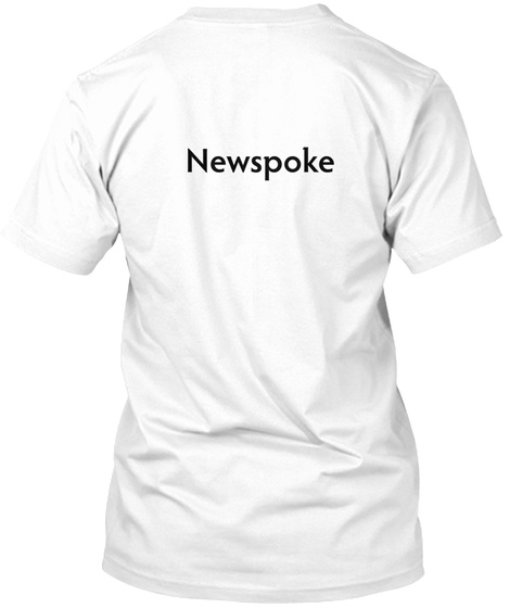 Newspoke T Shirt White T-Shirt Back