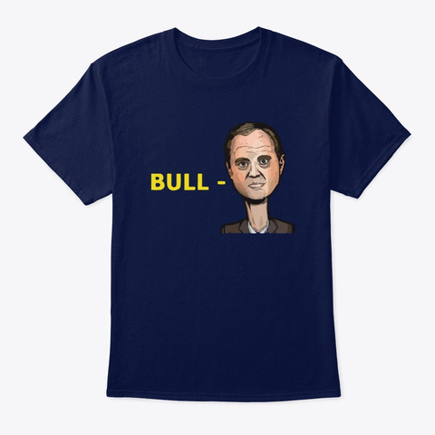 Bull Schiff T Shirt Navy T-Shirt Front