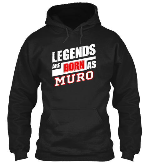 Muro Family Name Shirt Black T-Shirt Front