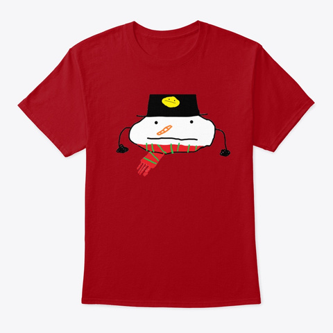 Festive Lad Deep Red T-Shirt Front