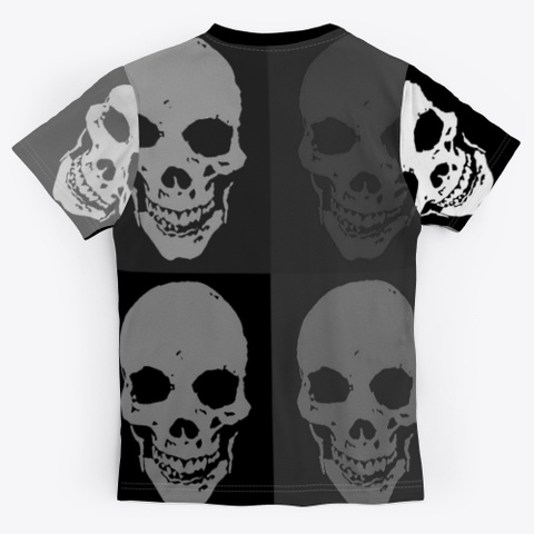 Retro 90's Skulls | Halloween Design  Standard Camiseta Back