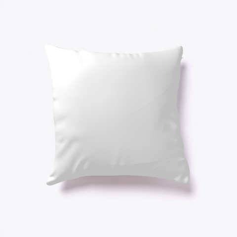 Pillow | Cmlf Logo Design (White) White Camiseta Back