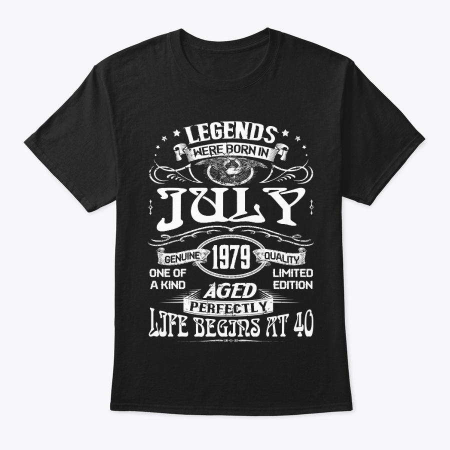 Legends born in 1979 & Life begins at 40 Unisex Tshirt