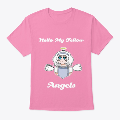 Angel Followers Art Pink T-Shirt Front