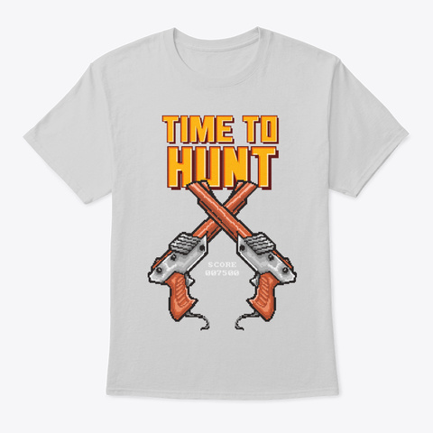 Time To Hunt Light Steel T-Shirt Front