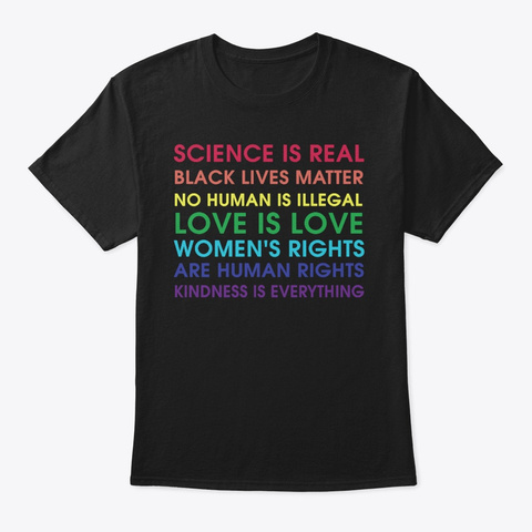 Science Is Real Black Lives Matter Tee