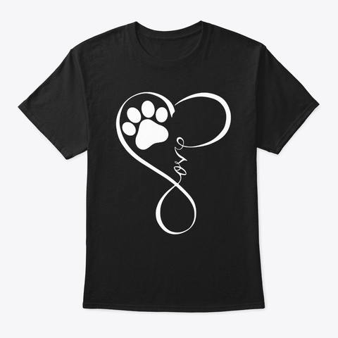 Dog Owner Christmas Gift Pawprint Cat Do Black T-Shirt Front