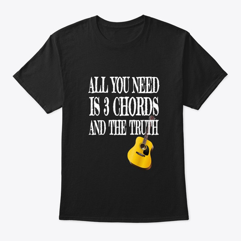 3 Chords And The Truth Products from Guitar Shirt Merch | Teespring