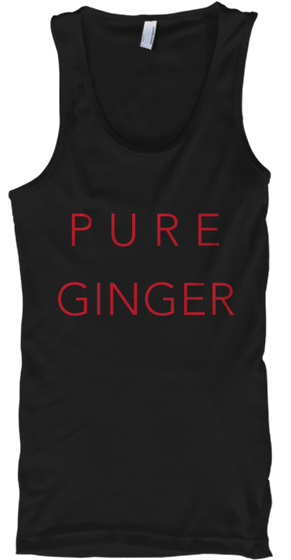 Pure Ginger Black T-Shirt Front
