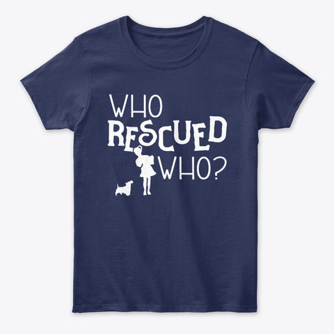 Who Rescued Who Dog Paw Rescuer Unisex Tshirt