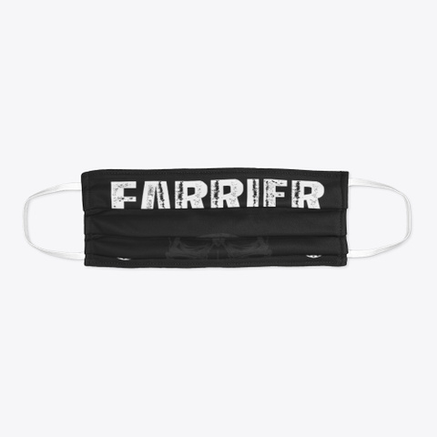 Farrier Mask   Get One Now Black T-Shirt Flat