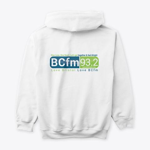 B Cfm Radio T Shirts & Hoodies White T-Shirt Back