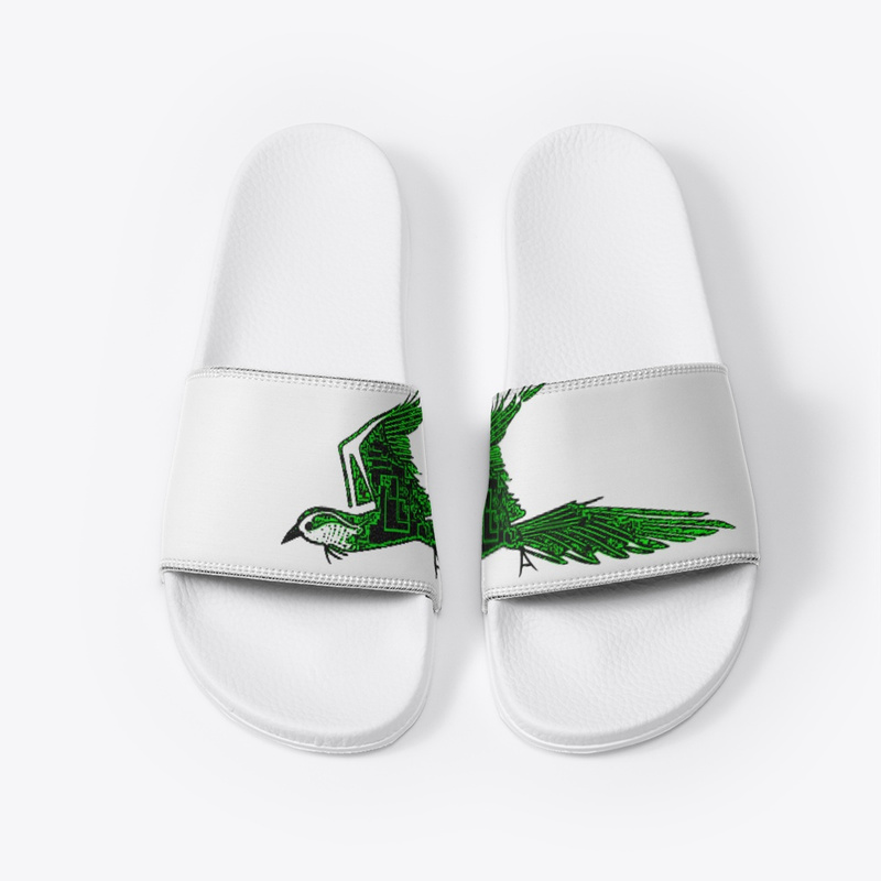 Green Bird White Slides