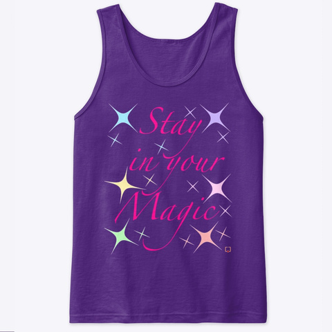 Womens Stay Magical Unicorn Color Tops