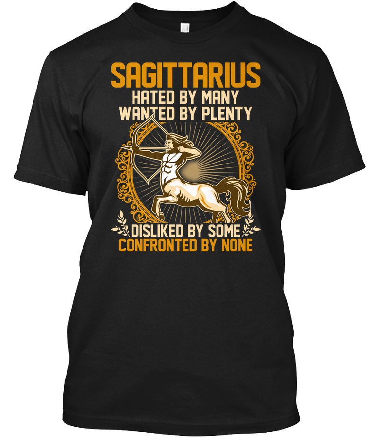 Sagittarius Birthday Gift Hated By Many Unisex Tshirt