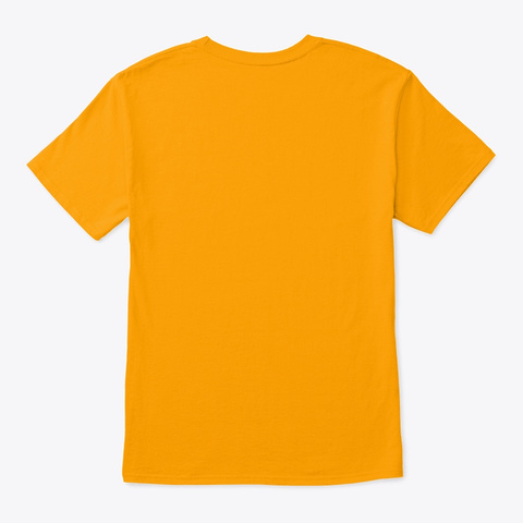 Popcorn Rocket T Shirt Gold T-Shirt Back