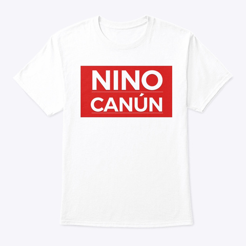 Nino Canun White T-Shirt Front