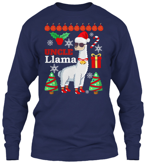 Uncle Llama Christmas Sweater Gift Idea