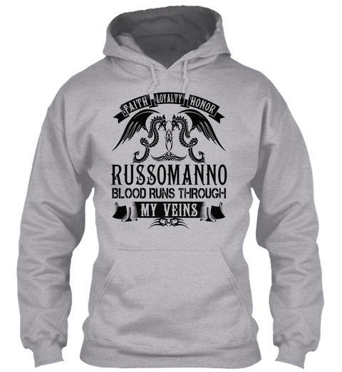 RUSSOMANNO - My Veins Name Shirts Unisex Tshirt