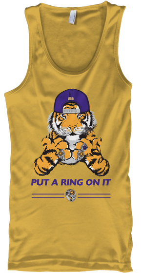 Put A Ring On It Gold T-Shirt Front