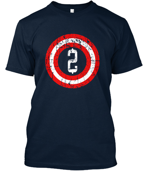 02th Birthday Gift   2015 American New Navy T-Shirt Front